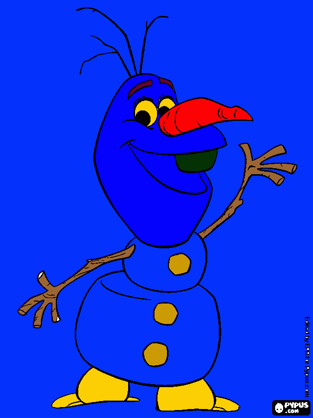 BONECO DE NEVE HORÁCIO para colorir e imprimir