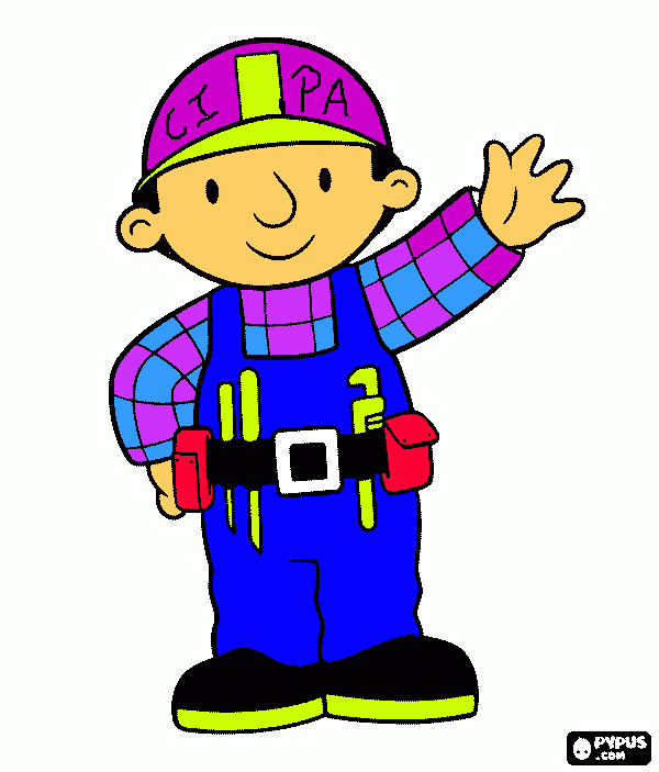 boneco de segurança para colorir e imprimir