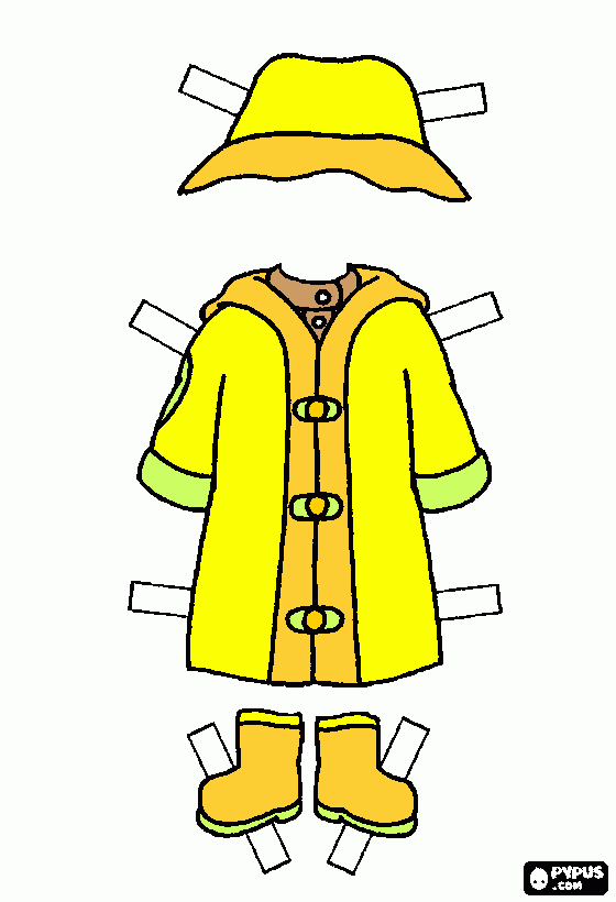 boneco outono para colorir e imprimir