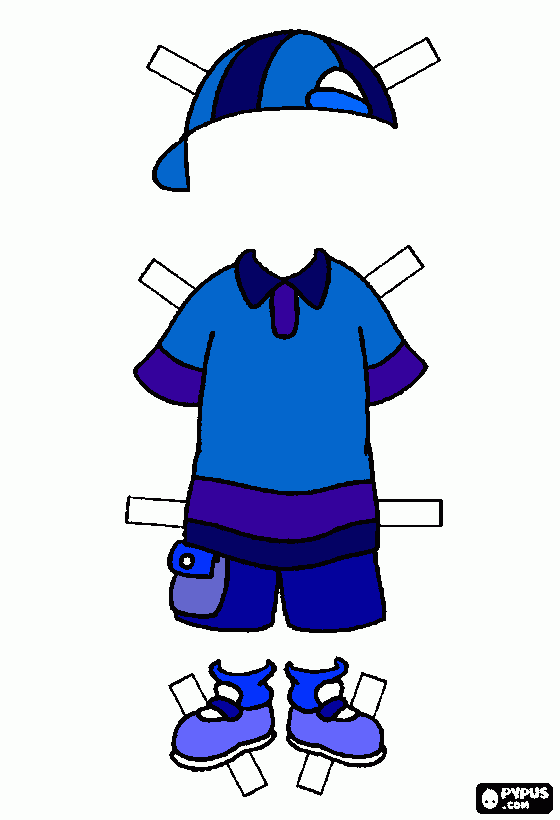 boneco verão para colorir e imprimir