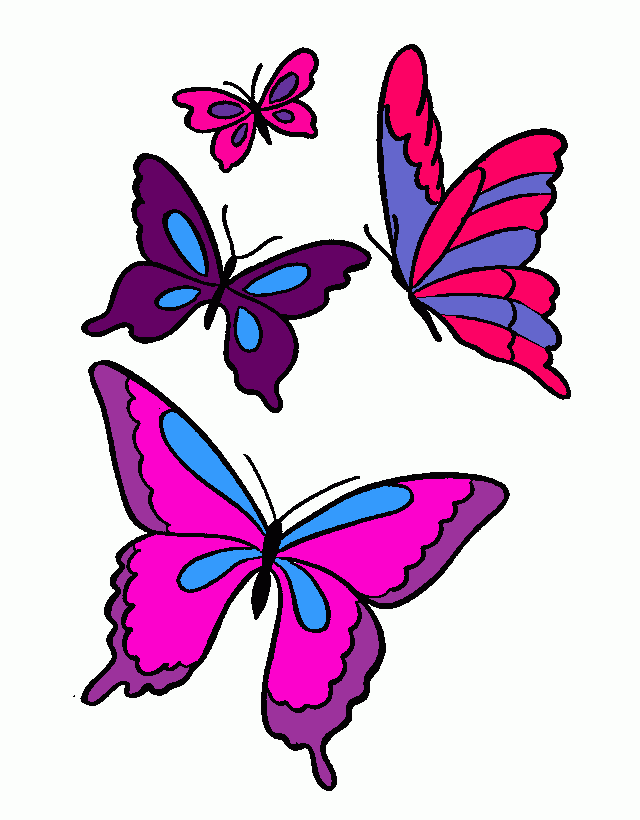 borboleta 1 para colorir e imprimir