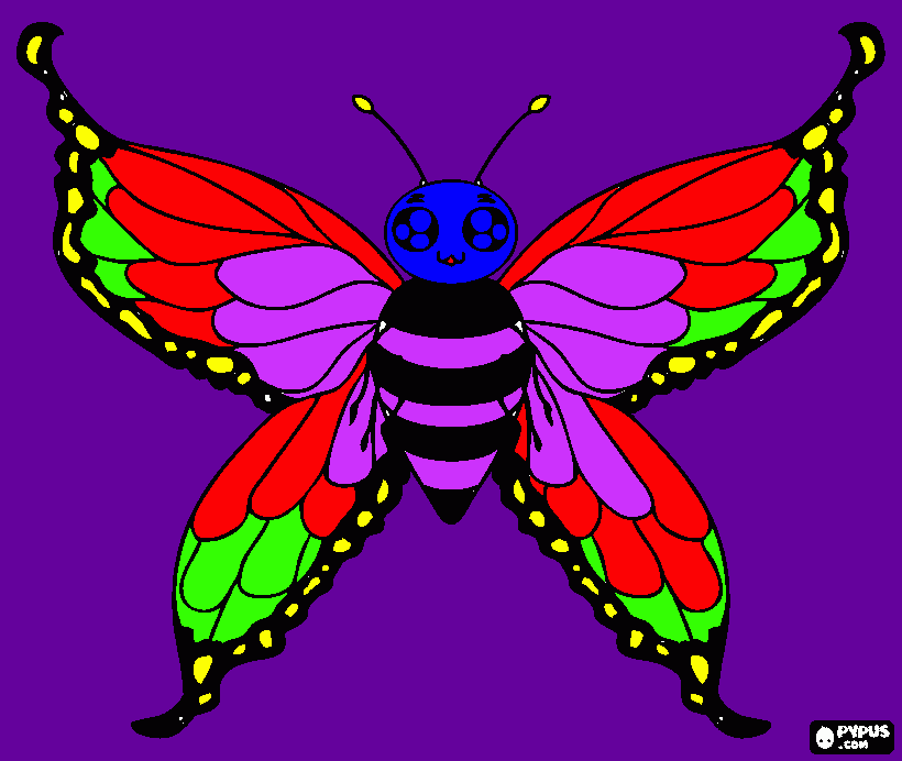 Borboleta de Lavinia para colorir e imprimir