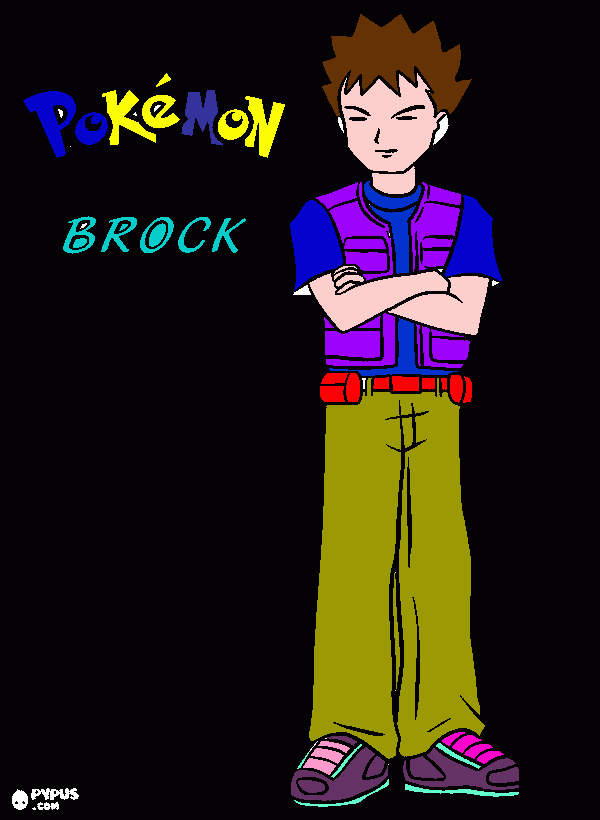Borck Pokemom para colorir e imprimir