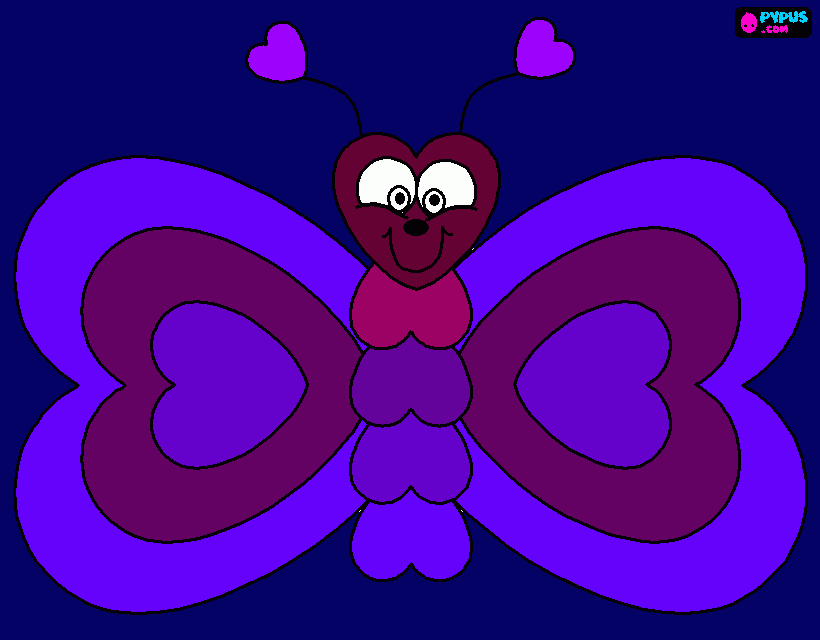 Bortoleta 120 para colorir e imprimir