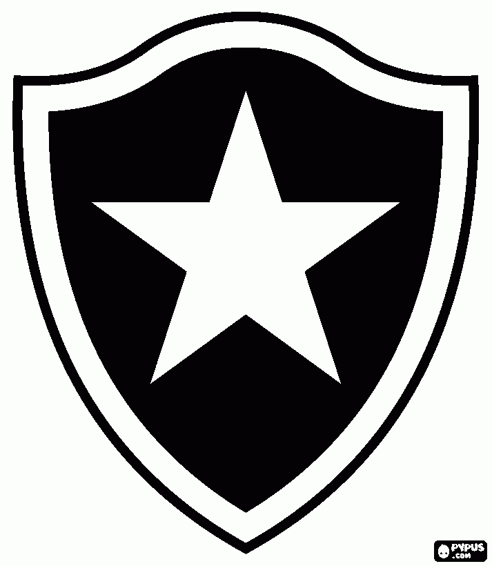 botafogo para colorir e imprimir