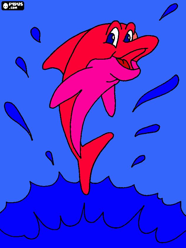 boto cor de rosa para colorir e imprimir