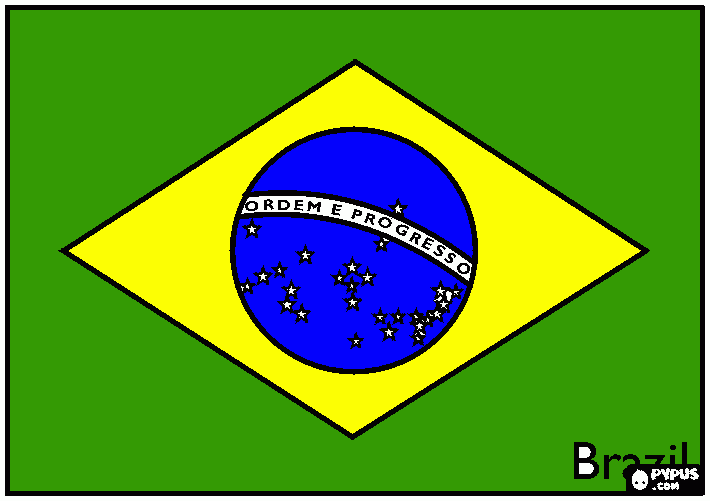 brasil para colorir e imprimir