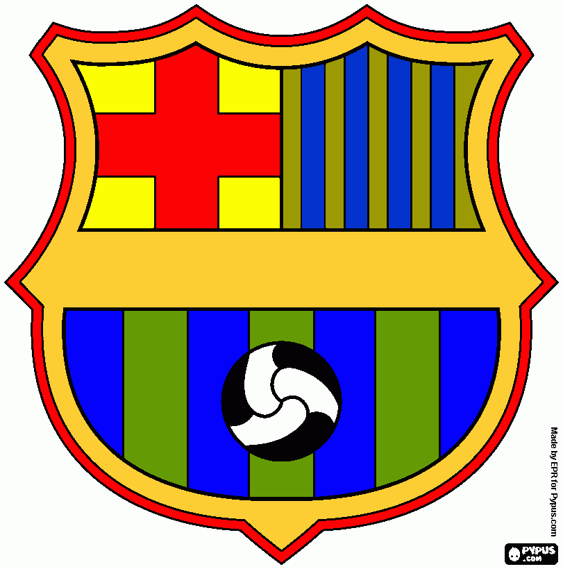 Brasão Baba para colorir e imprimir