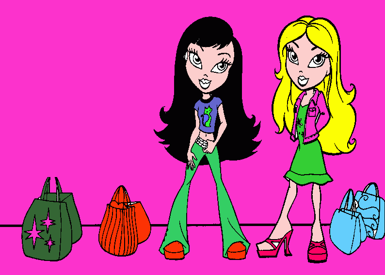 Bratz colorido para colorir e imprimir