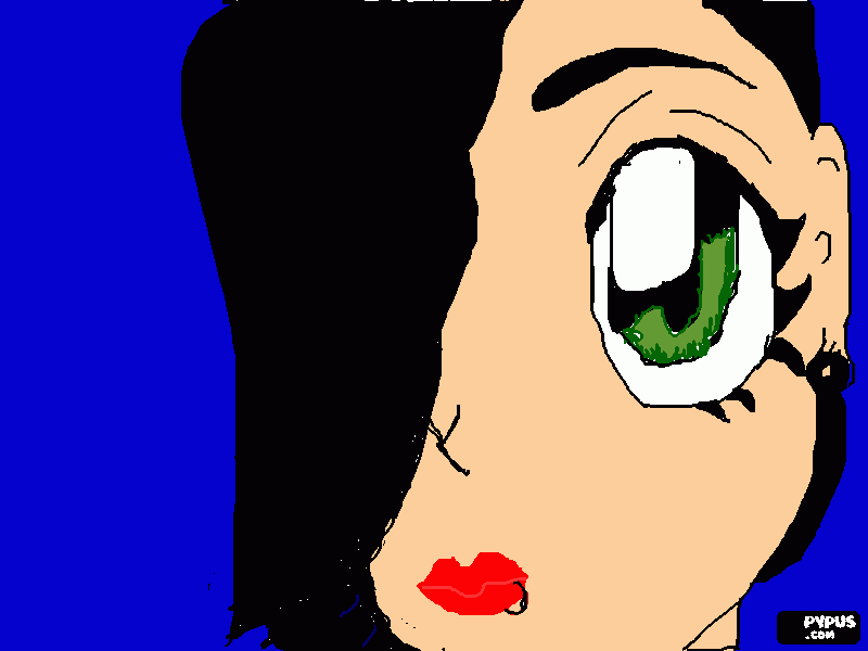 brena anime para colorir e imprimir