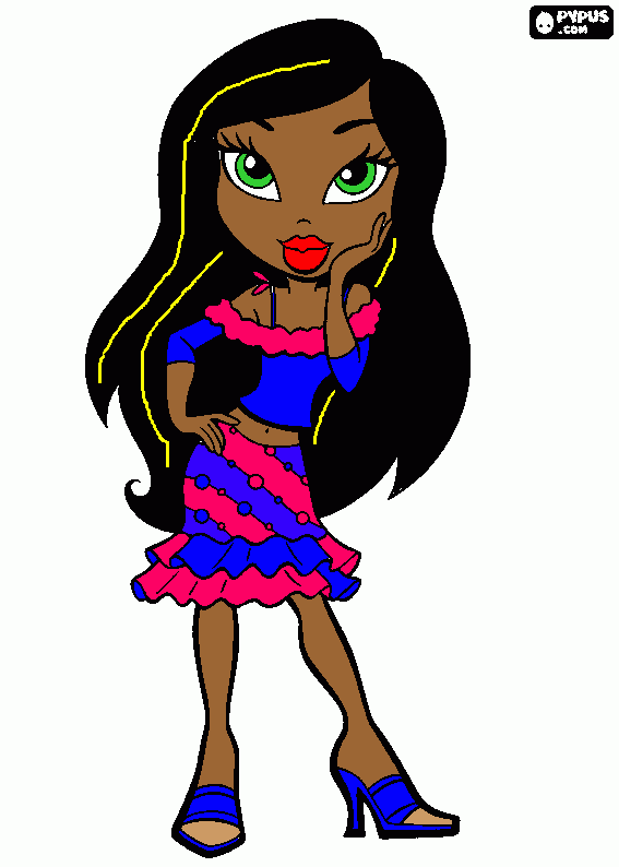 brestz blusa feminina para colorir e imprimir