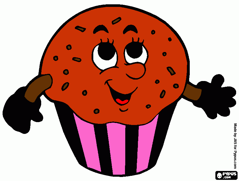 brigadeiro ou cupkake... para colorir e imprimir