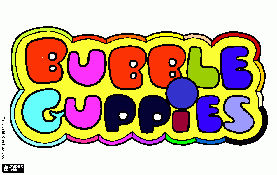bubble guppies para colorir e imprimir