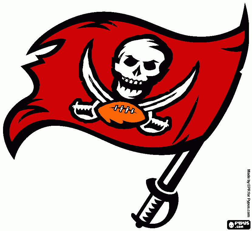 buccaneers para colorir e imprimir