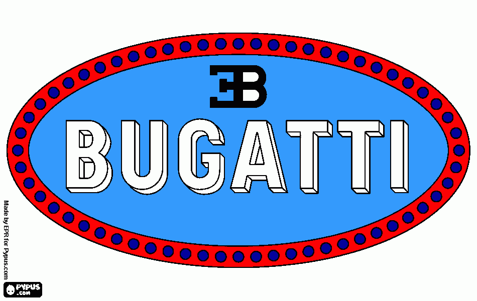 bugatti para colorir e imprimir