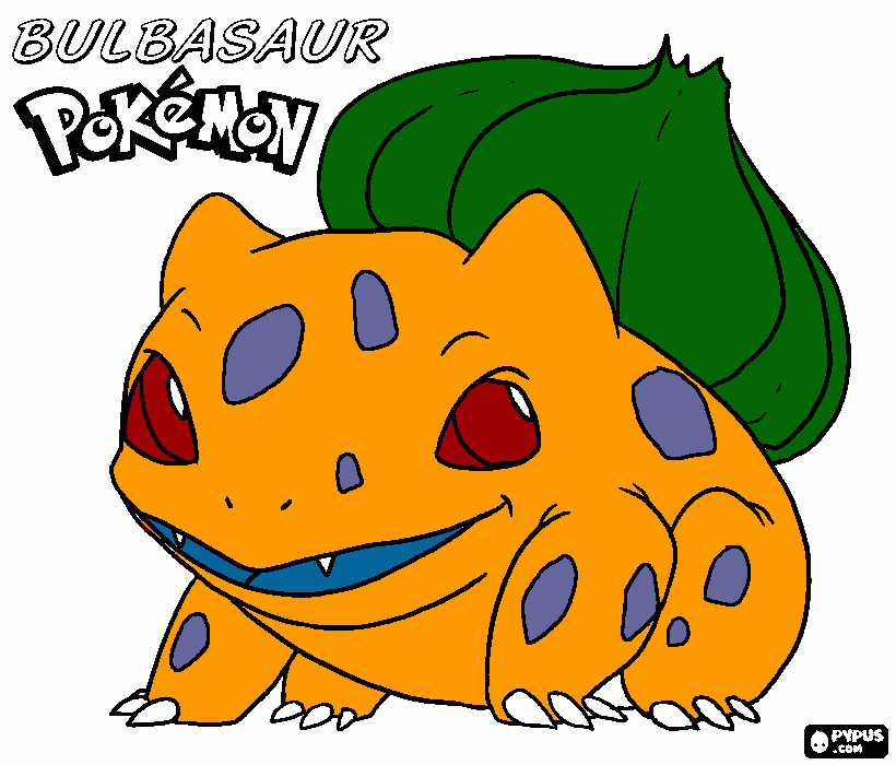 bulbasaur para colorir e imprimir