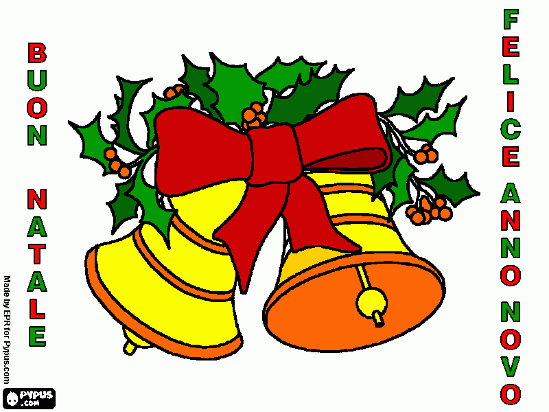 Buon Natale para colorir e imprimir