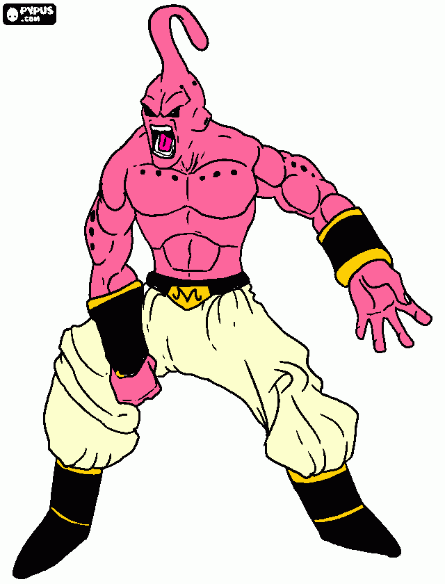 Buu (Dagon Ball) para colorir e imprimir