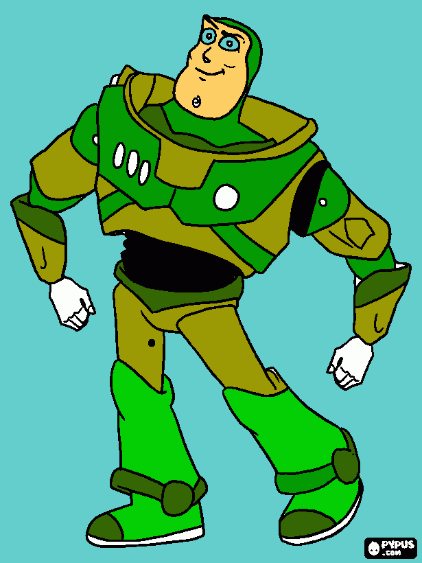 Buzzi para colorir e imprimir