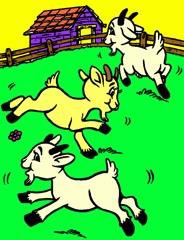 cabrito para colorir e imprimir