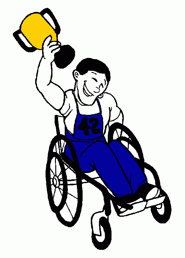 cadeirante para colorir e imprimir