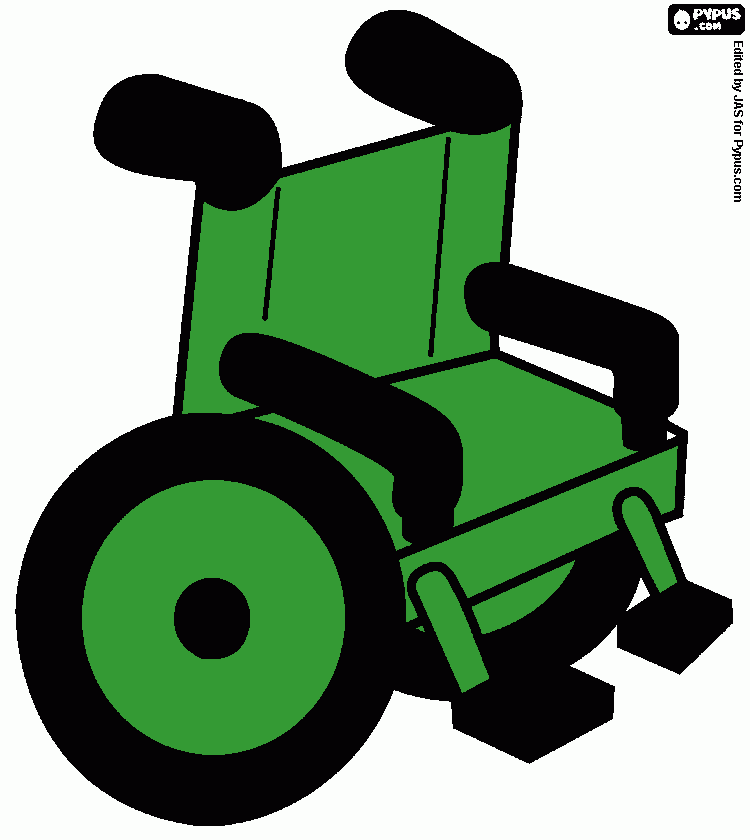 cadeiras de roda para colorir e imprimir