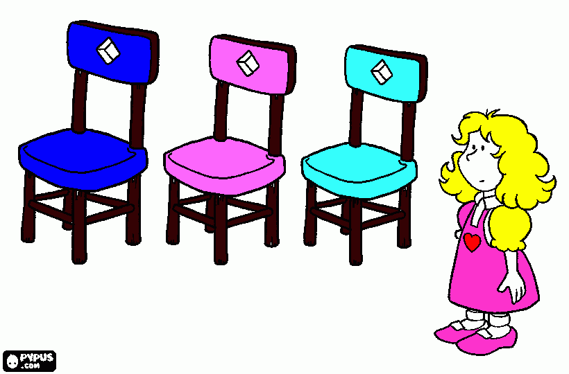 cadeiras para colorir e imprimir