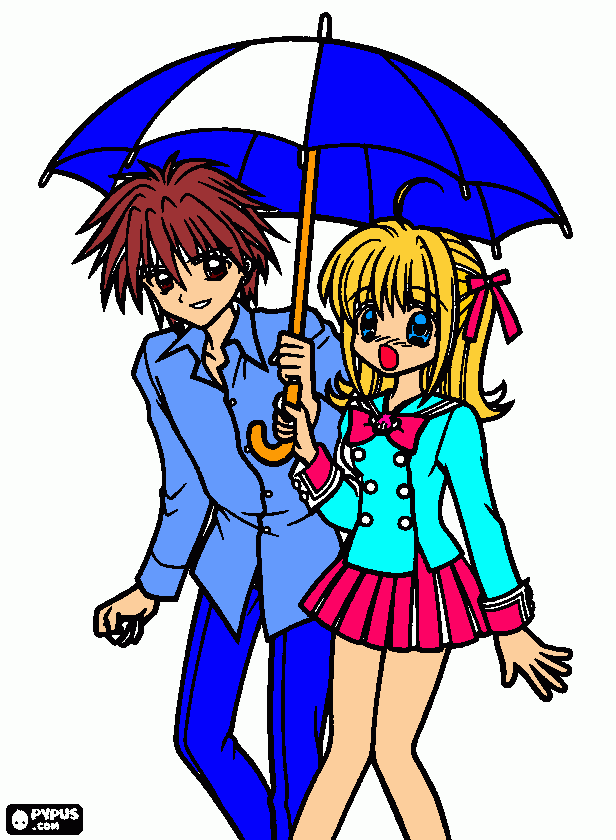 caito e sereia da perola rosa para colorir e imprimir