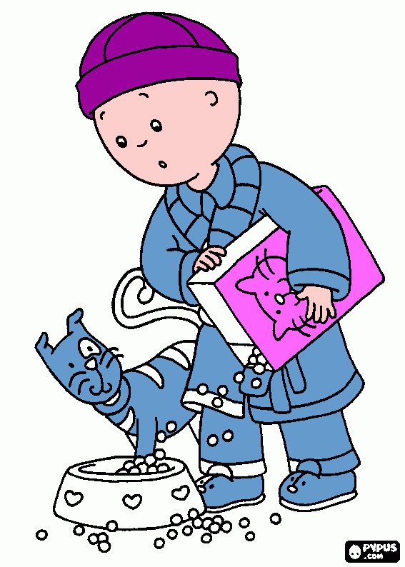 calio para colorir e imprimir