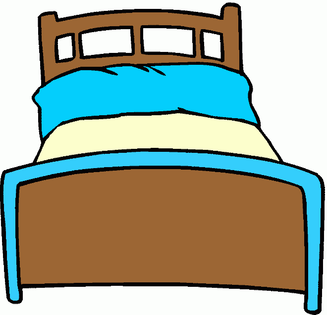 cama para colorir e imprimir