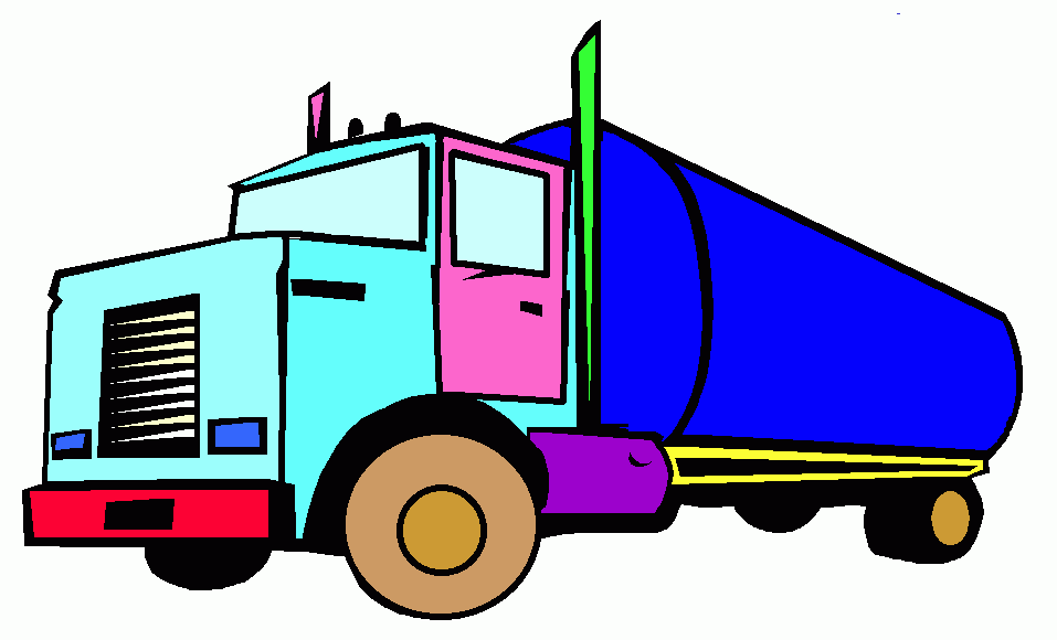 caminhao da  cor azul para colorir e imprimir