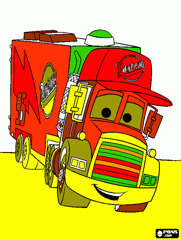 Caminhao do Pedro Victor  para colorir e imprimir