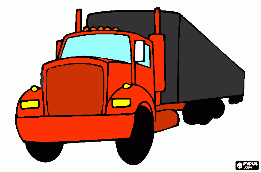 caminhao jacare para colorir e imprimir