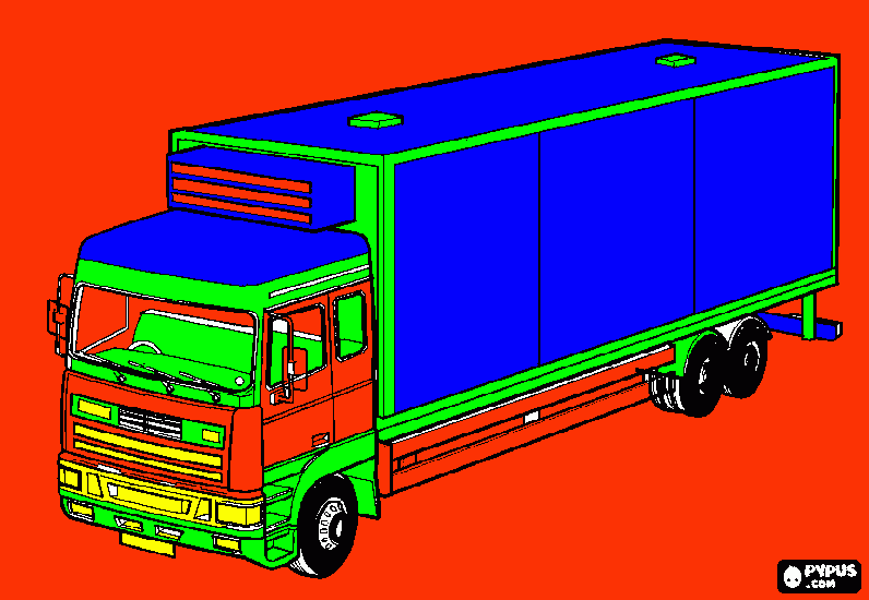 camioa para colorir e imprimir