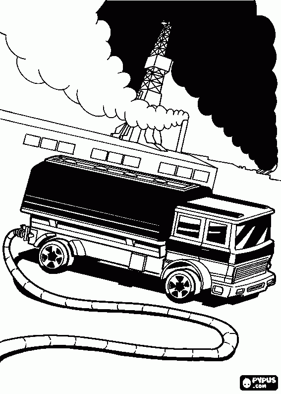 camion para colorir e imprimir