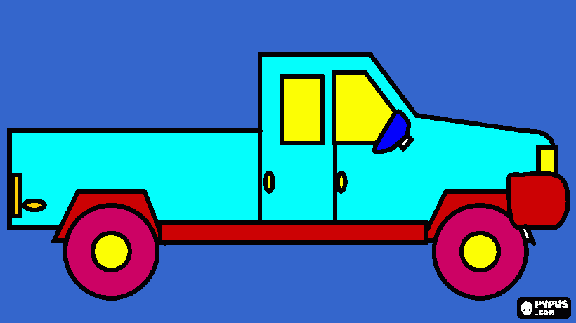 CAMIONETE  BHTRANS para colorir e imprimir