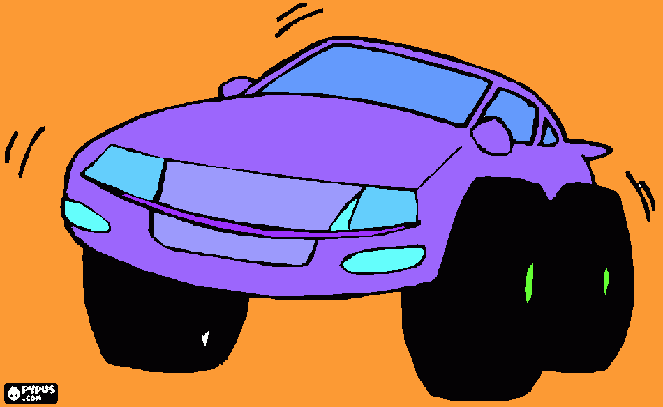 camionete para colorir e imprimir