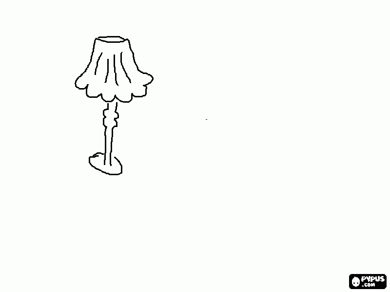 candeeiro para colorir e imprimir