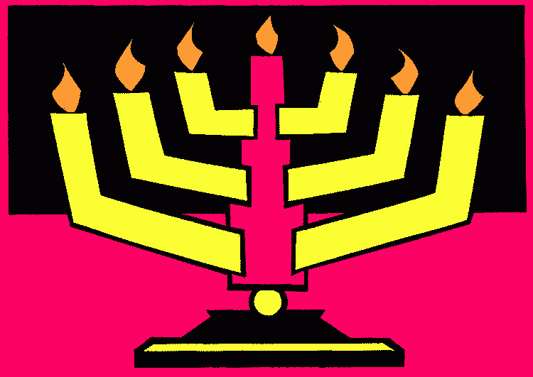 CANDELABRO para colorir e imprimir