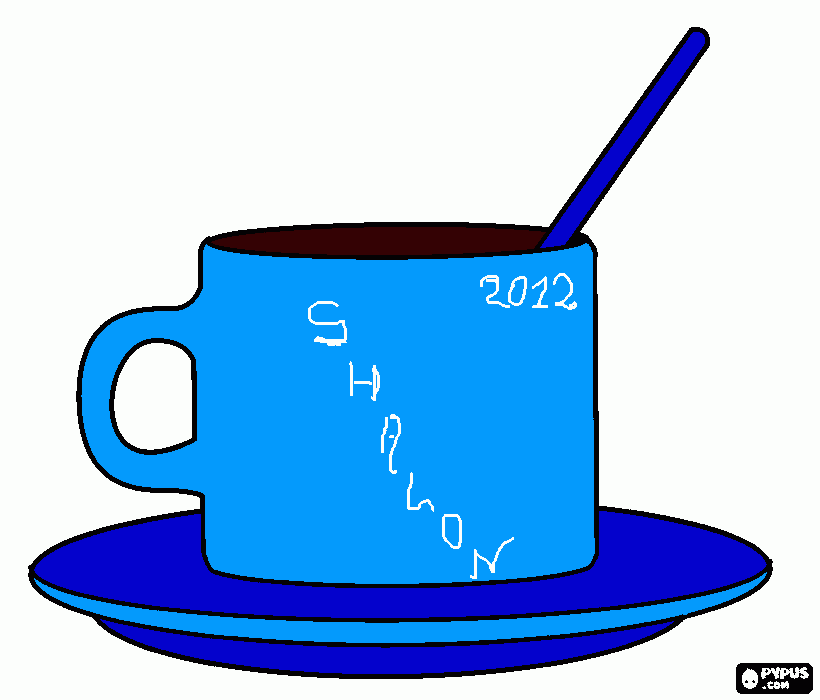 caneca cursilho para colorir e imprimir