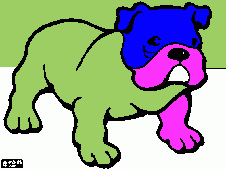 cao que ladra mais não morde para colorir e imprimir