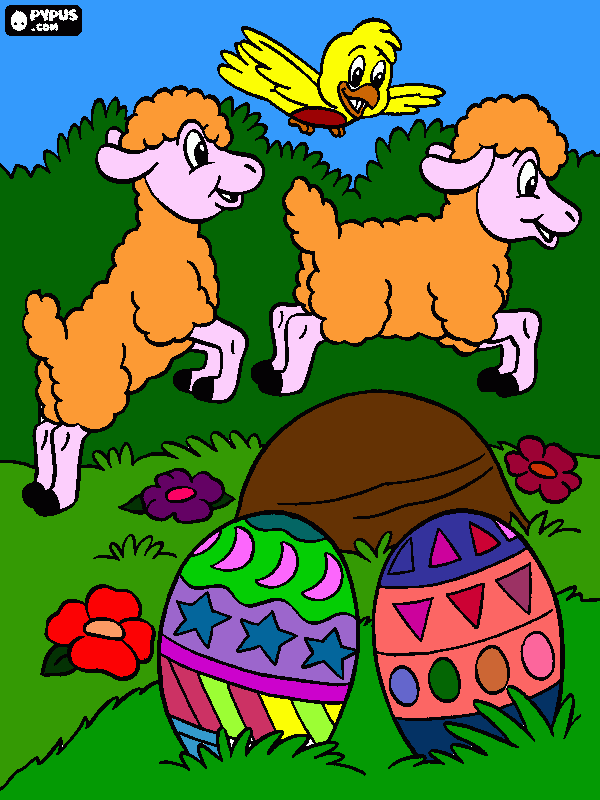 carneirinhos para colorir e imprimir