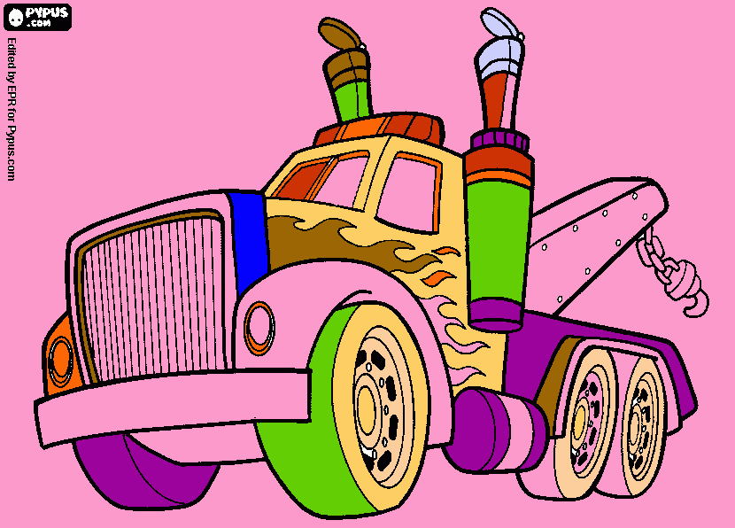 carro afonso para colorir e imprimir