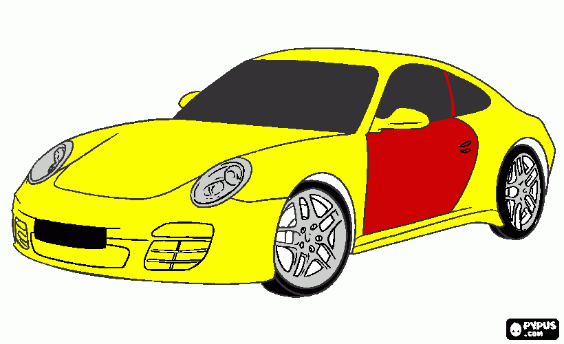 carro ama p ver para colorir e imprimir