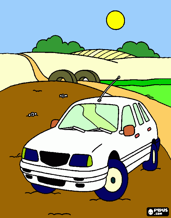 carro da maconha para colorir e imprimir