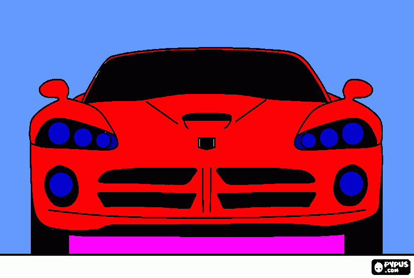 carro de malandro para colorir e imprimir