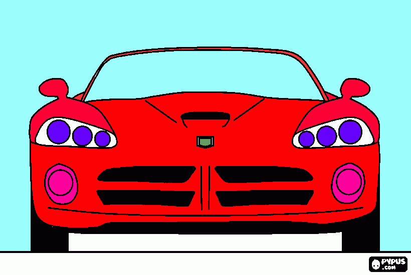 carro ferois para colorir e imprimir