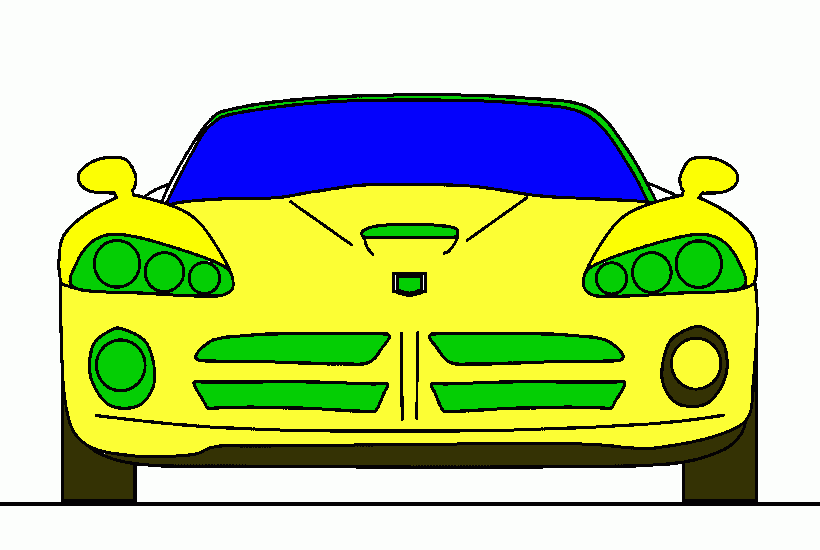 carro louco para colorir e imprimir