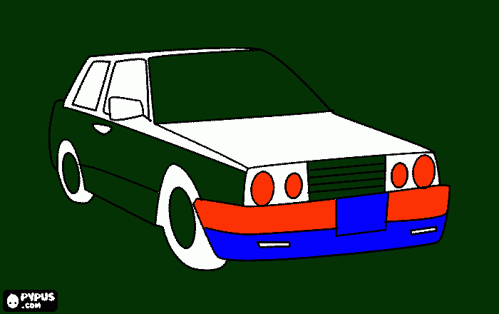 carro mala para colorir e imprimir