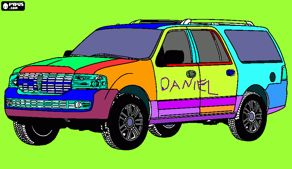 carro tunado para colorir e imprimir